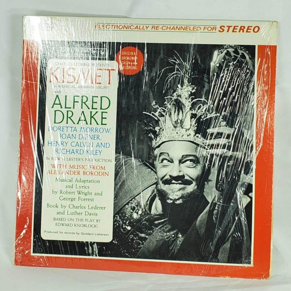 Kismet Original Broadway Cast Vinyl LP Alfred Drake Columbia OS 2360